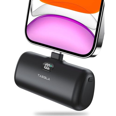 Small Portable Charger with Built-In Cable  product image