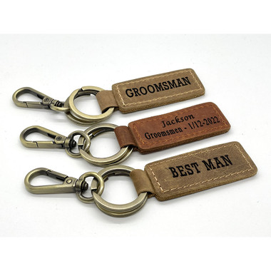 Personalized Groomsmen & Bridesmaids Gift Keychain product image