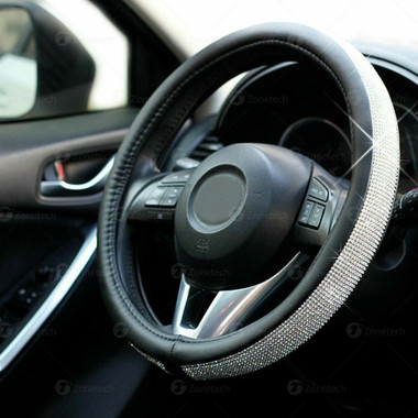 Zone Tech Shiny Bling Steering Wheel Cover product image