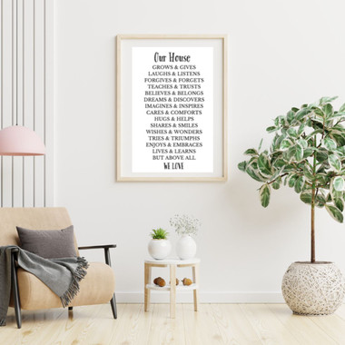 "Our House" Wall Art Print product image