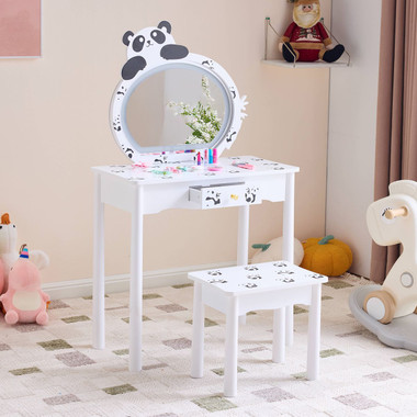 Kids' Dressing Table Set with LED Backlit product image