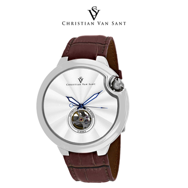 Christian Van Sant Men's Cyclone Automatic Silver Dial Watch product image