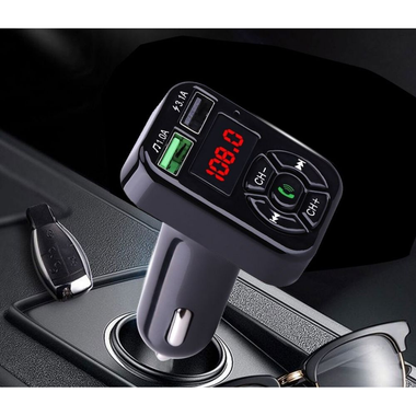 Bluetooth FM Transmitter and USB Car Adapter product image