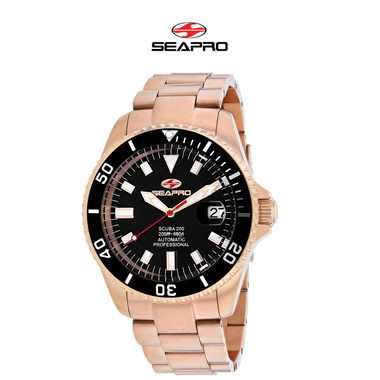Seapro Men's Scuba 200 Black Dial Watch product image