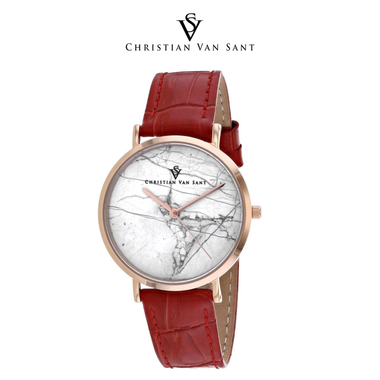 Christian Van Sant Women's Lotus White Dial Watch product image