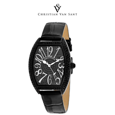 Christian Van Sant Women's Elegant Black Dial Watch product image