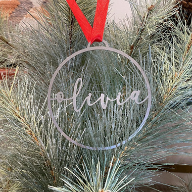 Personalized Christmas Ornaments (5-Pack) product image