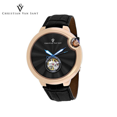 Christian Van Sant Men's Cyclone Automatic Black Dial Watch  product image