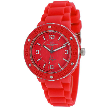 Oceanaut Women's Acqua Red Dial Watch product image