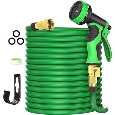 100ft Garden Hose with 10-Patter Rotating Hose product image