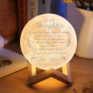 3D Printed Engraved Moon Lamp product image