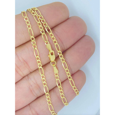 10K Gold Italian Figaro Chain product image