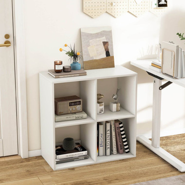 4-Cube Open Bookshelf with Anti-Tip Kits and Non-Slip Footpads product image