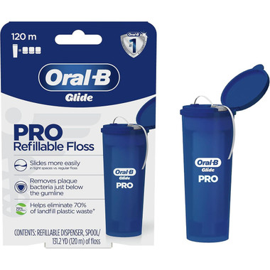 Oral-B Glide PRO Refillable Dental Floss Starter Kit (2-Pack) product image