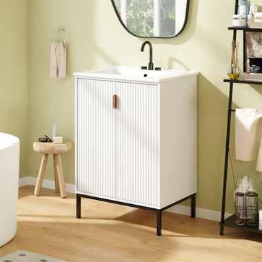 24" Freestanding Bathroom Vanity with Sink product image