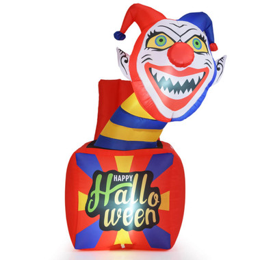 5-Foot Inflatable Halloween Clown  product image