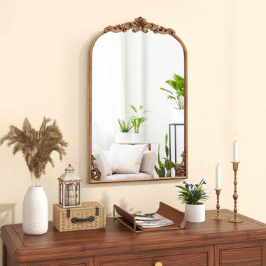 Vintage Baroque Arched Mirror product image