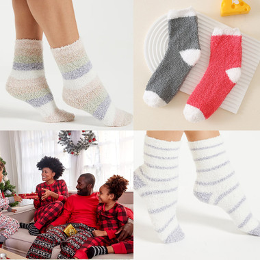 Women's Low-Cut Soft Fluffy Socks (5- or 10-Pairs) product image