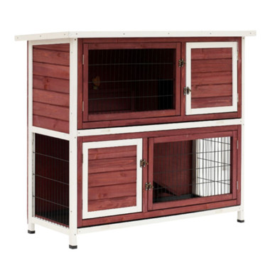 2-Story Small Animal Hutch with Ramp product image