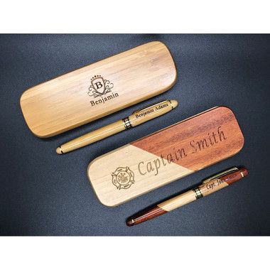 Personalized Wooden Pen Set product image