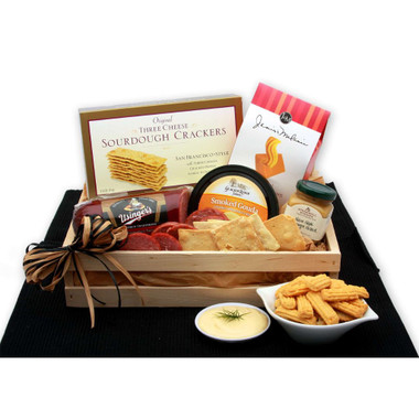 Snackers Delight Meat & Cheese Gift Crate product image
