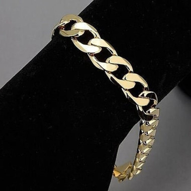 14K Yellow Gold Cuban Bracelet product image