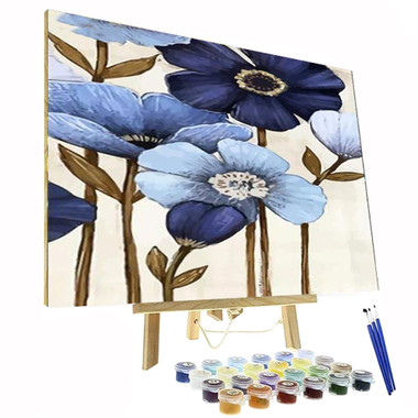 Paint by Numbers® DIY Blue Velvet Flowers Kit product image