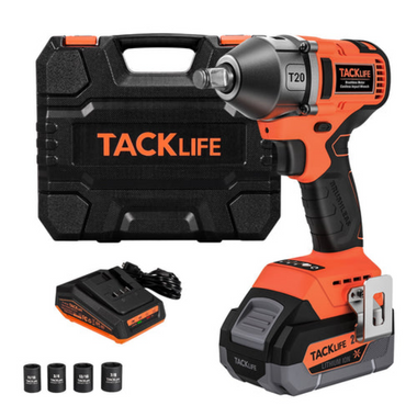 TACKLIFE® 20V MAX Brushless High-Torque Impact Wrench/Driver, 1/2“ product image