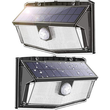 Litom® Outdoor Wall LED Solar Light with Motion Sensor (2- or 4-Pack) product image