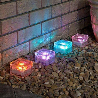 Solar Glass Brick Lights (8-Pack) product image