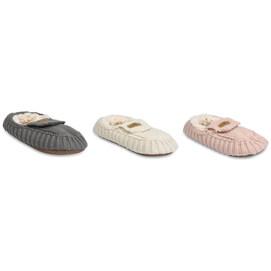 GaaHuu Women's Texture Knit Moccasin Soft Sole Slippers product image