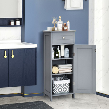 Free-Standing Bathroom Floor Cabinet with Drawer product image