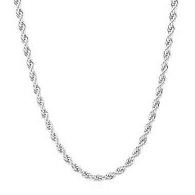 Solid .925 Sterling Silver Rope Chain product image
