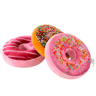 2-in-1 Reversible Super Soft Microplush Doughnut Pillow product image