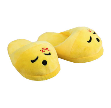 Emojeez Soft Plush Emoji Character House Slippers with Anti-Slip Sole product image