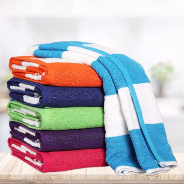30" x 60" Cabana Stripe Beach Towel (6-Pack) product image