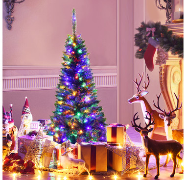 Pre-Lit 4.5ft Pencil Christmas Tree product image