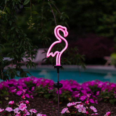 Solar Neon LED Decorative Garden Stake Light product image
