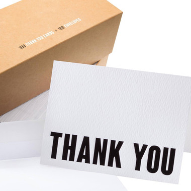 100-Count 'Thank You' Cards & Envelopes product image