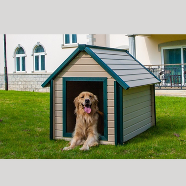 ECOFLEX® Bunk Style Dog House in Maple product image