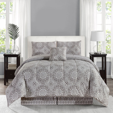 5-Piece Reversible Microfiber Bed Comforter Set product image