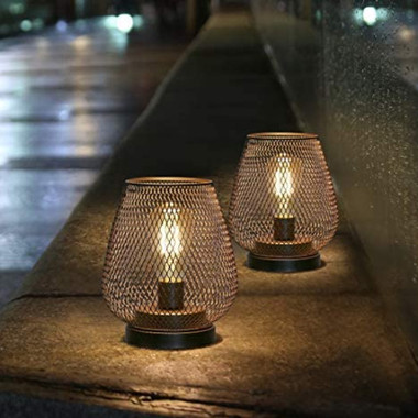 Cordless Metal Cage LED Lantern (2-Pack) product image