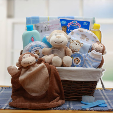 New Little Monkey Baby Gift Basket product image