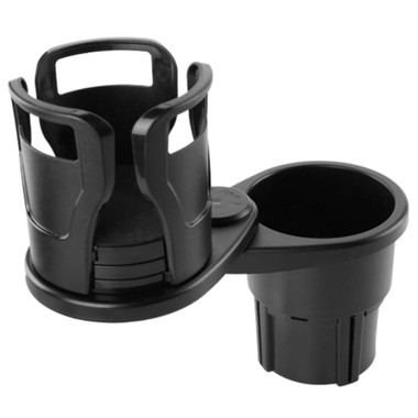 2-in-1 Car Cup Holder Adapter with Adjustable Size Extender product image