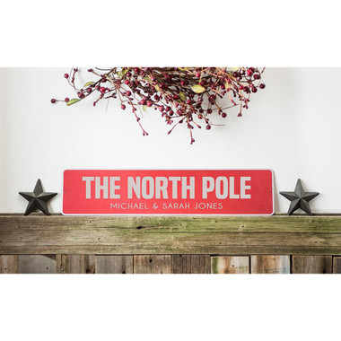 Personalized Holiday Aluminum Street Signs product image
