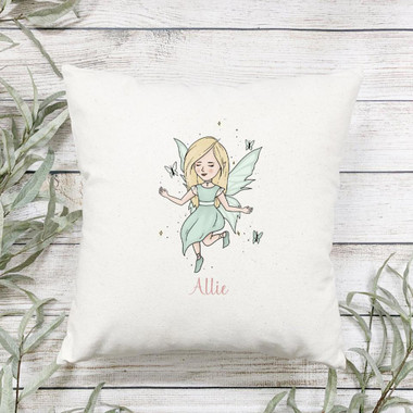Personalized 18-Inch Fairy Throw Pillow Cover product image