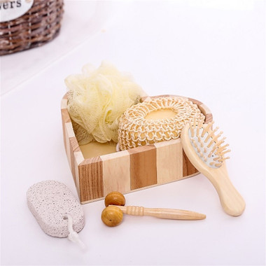 Wooden Bath Gift Set (6-Piece) product image