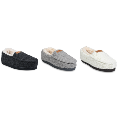 GaaHuu™ Women's Textured Knit Moccasin Slippers product image