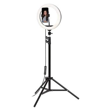 LuMee® RGB Studio Ring Light with Black Tripod Stand  product image LuMee® RGB Studio Ring Light with Black Tripod Stand  product image