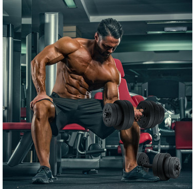 Adjustable Plate 66-Pound Dumbbell Set product image